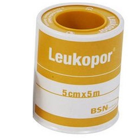 CEROTTO IN ROCCHETTO LEUKOPOR IPOALLERGENICO TESSUTO NON TESSUTO BIANCO 5X500 CM - UniversoFarmacie.it