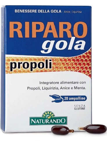 RIPARO GOLA PROPOLI 20 AMPOLLE BEVIBILI - UniversoFarmacie.it