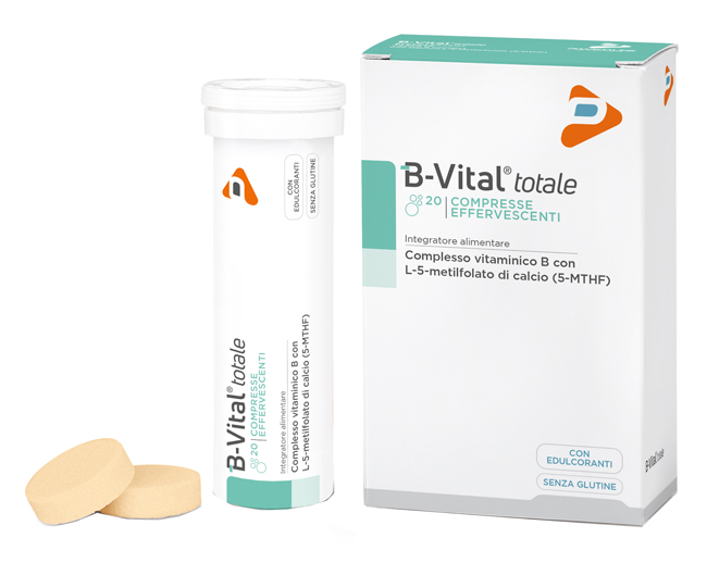 B-VITAL TOTALE ARANCIA 2 TUBI 10 COMPRESSE EFFERVESCENTI - UniversoFarmacie.it