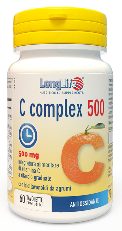 LONGLIFE C COMPLEX 500 TIME RELEASED 60 TAVOLETTE RIVESTITE - UniversoFarmacie.it