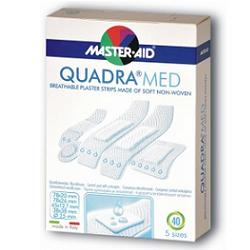 CEROTTO MASTER-AID QUADRA DERMOATTIVO FORMATI ASSORTITI 20 PEZZI - UniversoFarmacie.it