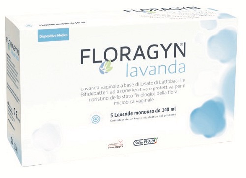 LAVANDA VAGINALE A BASE DI LATTOBACILLI LISATI FLORAGYN LAVANDA 140ML 5FLACONI - UniversoFarmacie.it