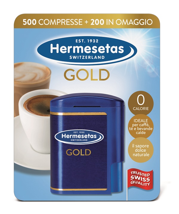HERMESETAS GOLD 500+200 COMPRESSE 35 G - UniversoFarmacie.it