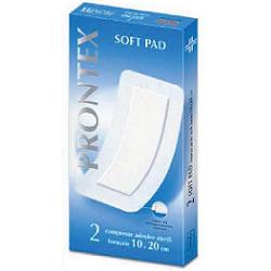 GARZA COMPRESSA PRONTEX SOFT PAD AUTOADESIVA 10X20CM 2 PEZZI - UniversoFarmacie.it