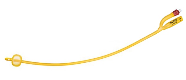 CATETERE FOLEY A MEDIA PERMANENZA  RUSCH GOLD PLUS A 2 VIE IN SILKOLATEX LATTICE-SILICONE PER ADULTO CH16 LUNGHEZZA 40 CM PUNTA CILINDRICA A 2 FORI PALLONCINO 30-50 ML 1 PEZZO - UniversoFarmacie.it