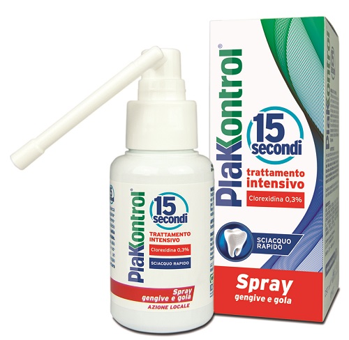 PLAKKONTROL 15 SECONDI COLLUTORIO SPRAY 50 ML - UniversoFarmacie.it