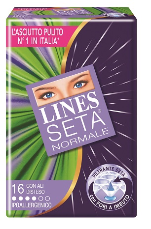LINES SETA NORMALE CON ALI X 16 - UniversoFarmacie.it