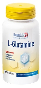 LONGLIFE L-GLUTAMINE 100 CAPSULE DI GELATINA DA 620 MG - UniversoFarmacie.it