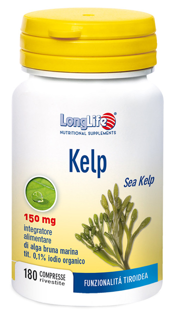 LONGLIFE KELP ALGA BRUNA 180 COMPRESSE - UniversoFarmacie.it