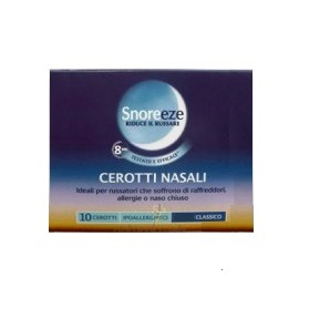 CEROTTO NASALE SNOREEZE GRANDE 10 PEZZI - UniversoFarmacie.it
