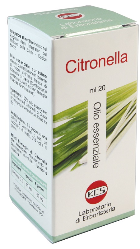 CITRONELLA OLIO ESSENZIALE 20 ML - UniversoFarmacie.it