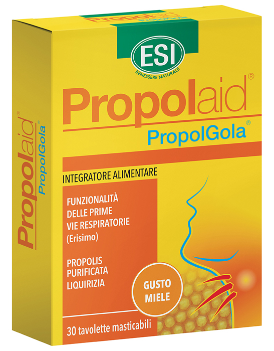 ESI PROPOLAID TAVOLETTE GOLA MIELE 30 TAVOLETTE - UniversoFarmacie.it
