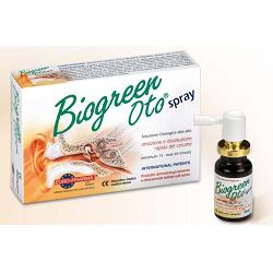 SOLUZIONE OTOLOGICA BIOGREEN OTO SPRAY RIMOZIONE E DISSOLUZIONE CERUME 13 ML - UniversoFarmacie.it