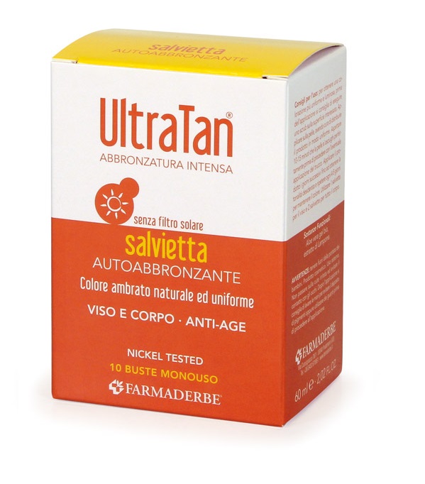 ULTRA TAN SALVIETTE AUTOABBRONZANTI 10 BUSTE - UniversoFarmacie.it