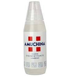 DISINFETTANTE IGIENIZZANTE A BASE DI IPOCLORITO DI SODIO ANTIMICROBICO AD AMPIO SPETTRO D'AZIONE AMUCHINA LIQUIDA 100% 500 ML - UniversoFarmacie.it
