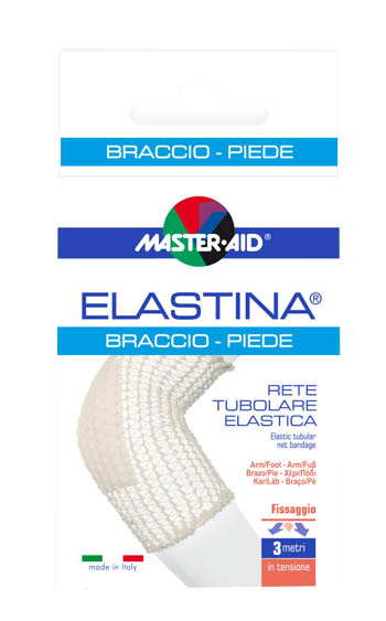 RETE TUBOLARE ELASTICA IPOALLERGENICA MASTER-AID ELASTINA BRACCIO/PIEDE 3 MT IN TENSIONE CALIBRO 4 CM - UniversoFarmacie.it