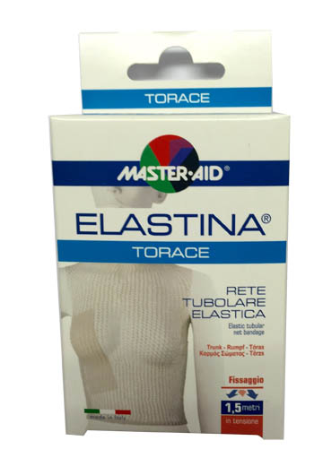 RETE TUBOLARE ELASTICA IPOALLERGENICA MASTER-AID ELASTINA TORACE 5 MT IN TENSIONE CALIBRO 8 CM - UniversoFarmacie.it