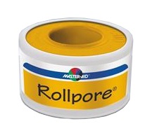 CEROTTO IN ROCCHETTO MASTER-AID ROLLPORE TESSUTO NON TESSUTO 5X5 - UniversoFarmacie.it