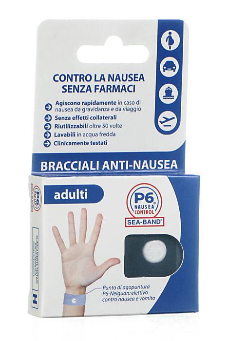 BRACCIALE ANTI NAUSEA PER ADULTI P6 NAUSEA CONTROL 2 PEZZI - UniversoFarmacie.it