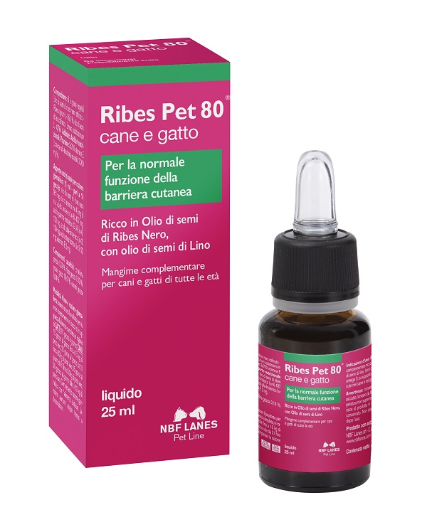 RIBES PET 80 GOCCE OLIO 25 ML CON CONTAGOCCE - UniversoFarmacie.it