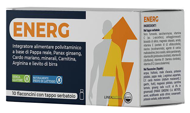 ENERG 10 FLACONCINI 10 ML CON TAPPO SERBATOIO - UniversoFarmacie.it