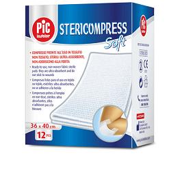 GARZA STERICOMPRESS SOFT XL TNT 36X40CM 12 PEZZI - UniversoFarmacie.it
