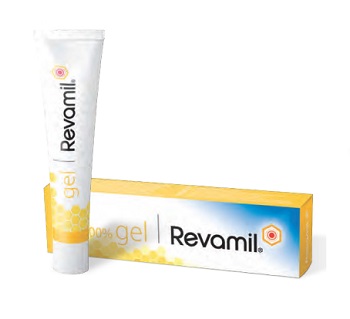 GEL A BASE DI MIELE STANDARDIZZATO E IRRADIATO A RAGGI GAMMA REVAMIL GEL PER GESTIONE ULCERE E INFEZIONI TUBO 18 G - UniversoFarmacie.it