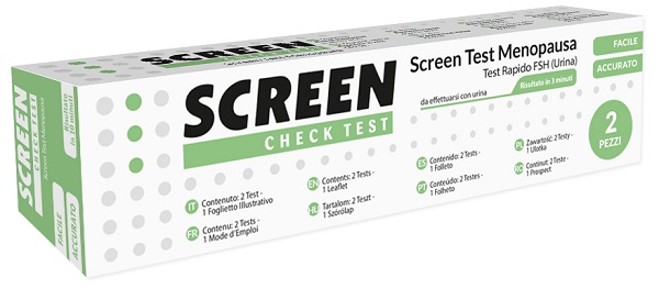 SCREEN TEST RAPIDO FSH/MENOPAUSA URINA 2 PEZZI - UniversoFarmacie.it