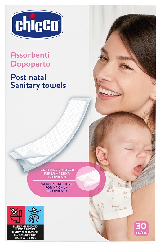 CHICCO ASSORBENTI PROTECTION POSTPARTO 30 PEZZI - UniversoFarmacie.it