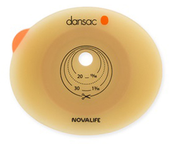 PLACCA PER COLO ILEO ED UROSTOMIA DANSAC NOVALIFE2 55MM RITAGLIABILE 10-47 - UniversoFarmacie.it
