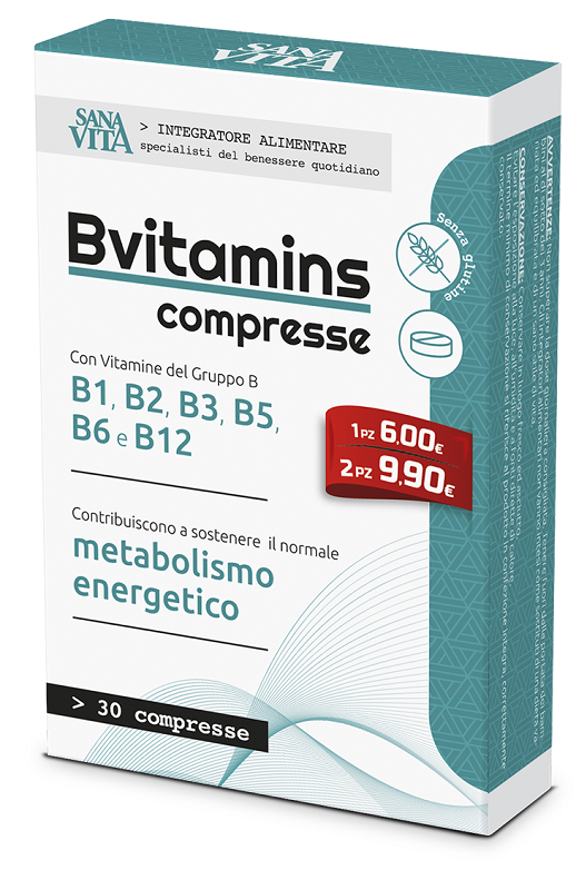 SANAVITA BVITAMINS 30 COMPRESSE - UniversoFarmacie.it