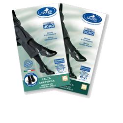 CALZA UOMO COTONE 140 DENARI GRANDE NERO - UniversoFarmacie.it