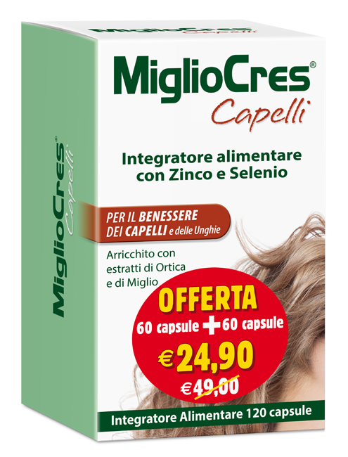 MIGLIOCRES 60+60 CAPSULE 60 G PROMOZIONE - UniversoFarmacie.it