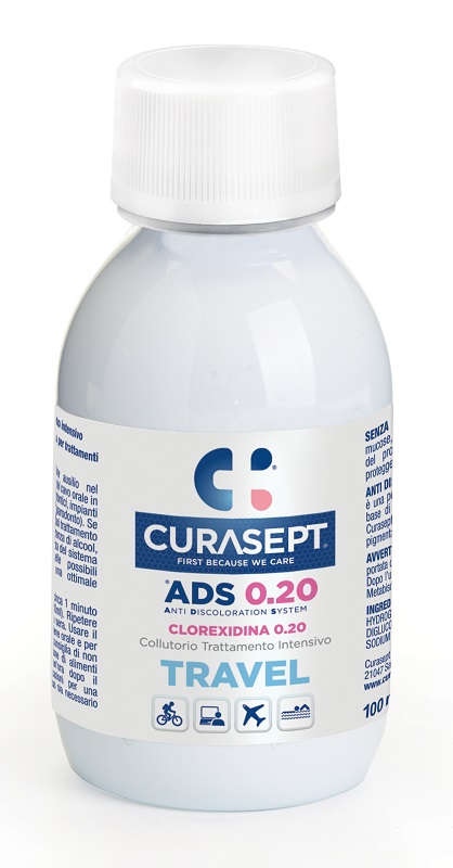 CURASEPT COLLUTORIO 0,20 ADS TRAVEL 100 ML - UniversoFarmacie.it