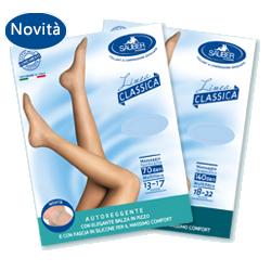 SAUBER CALZA AUTOREGGENTE 70 DENARI MAGLIA MICRORETE NEUTRO BEIGE 2 LINEA CLASSICA - UniversoFarmacie.it