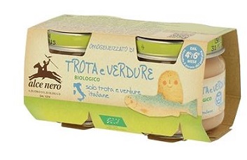 OMOGENEIZZATO TROTA E VERDURE BABY FOOD BIO 2 X 80 G - UniversoFarmacie.it