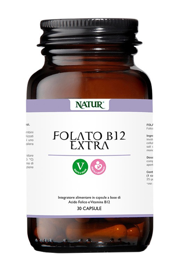 FOLATO B12 EXTRA 30 CAPSULE - UniversoFarmacie.it