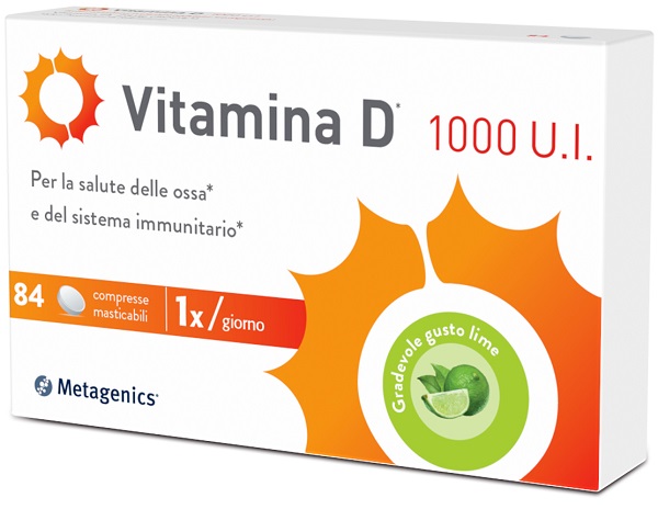 VITAMINA D 1000 UI 84 COMPRESSE MASTICABILI - UniversoFarmacie.it