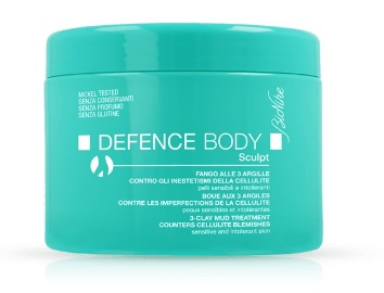 DEFENCE BODY ANTICELLULITE FANGO ALLE 3 ARGILLE VASO 500 G - UniversoFarmacie.it
