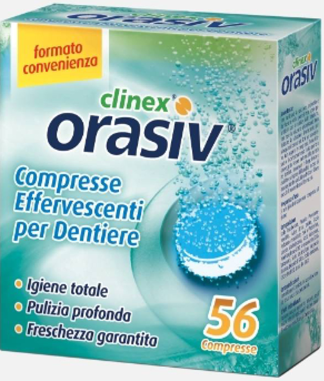 ORASIV CLINEX 56 COMPRESSE EFFERVESCENTI - UniversoFarmacie.it