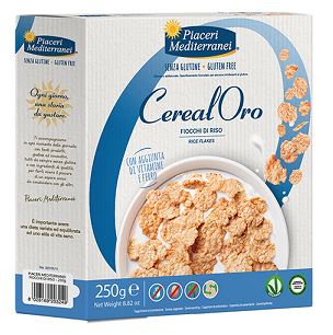 PIACERI MEDITERRANEI CEREALORO FIOCCHI DI RISO 250 G - UniversoFarmacie.it