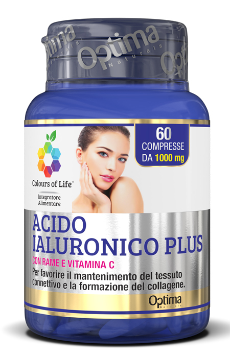 COLOURS OF LIFE ACIDO IALURONICO PLUS 60 COMPRESSE 1000 MG - UniversoFarmacie.it