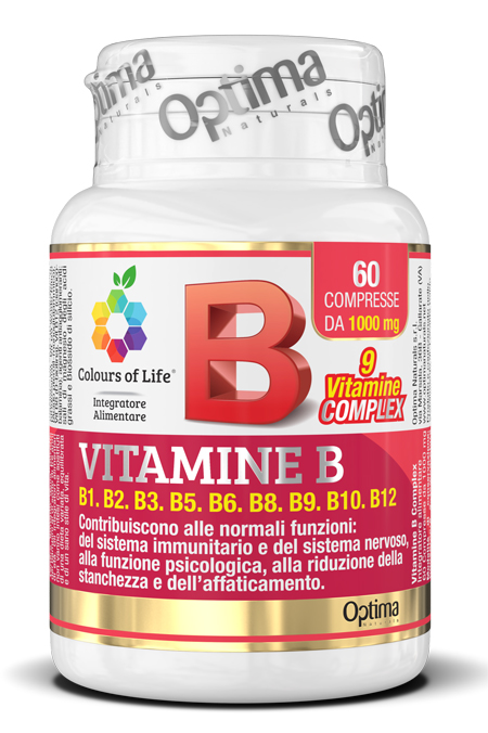 COLOURS OF LIFE VITAMINE B COMPLEX 60 COMPRESSE 1000 MG - UniversoFarmacie.it