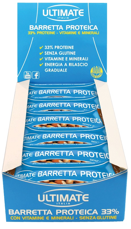 ULTIMATE BARRETTA PROTEICA NOCCIOLA 24 PEZZI - UniversoFarmacie.it
