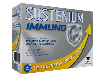 SUSTENIUM IMMUNO ENERGY 14 BUSTINE DA 4,5 G - UniversoFarmacie.it