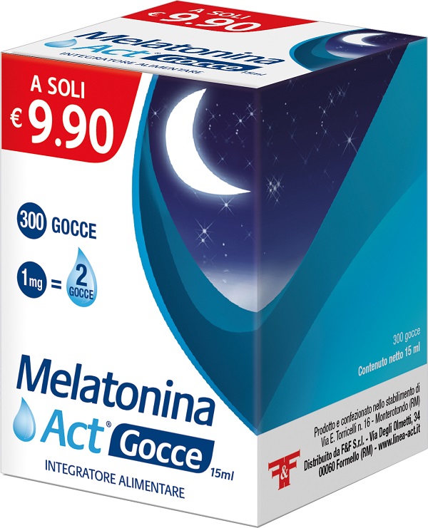 MELATONINA ACT GOCCE 15 ML - UniversoFarmacie.it