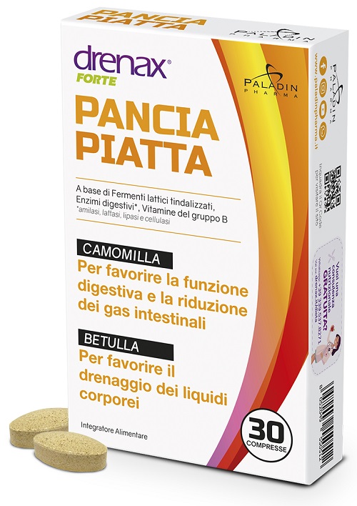 DRENAX FORTE PANCIA PIATTA 30 COMPRESSE - UniversoFarmacie.it