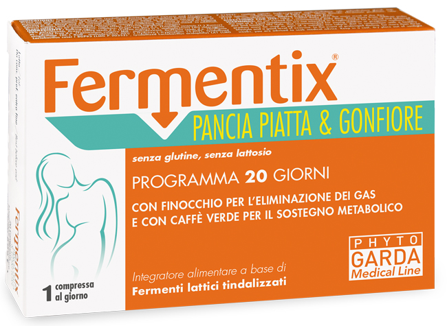 FERMENTIX PANCIA PIATTA E GONFIORE 20 COMPRESSE - UniversoFarmacie.it