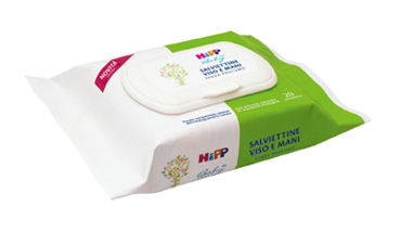 HIPP SALVIETTINE VISO&MANI 1X20 PEZZI - UniversoFarmacie.it