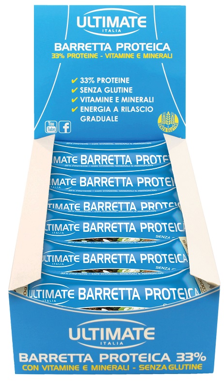 ULTIMATE BARRETTA PROTEICA GUSTO VANIGLIA E COOKIES 24 PEZZI - UniversoFarmacie.it
